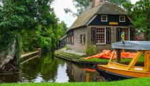 giethoorn olanda canal apa barca 12