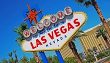 Semn cu Welcome to Las Vegas