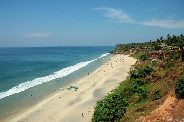 plaja varkala kerala india
