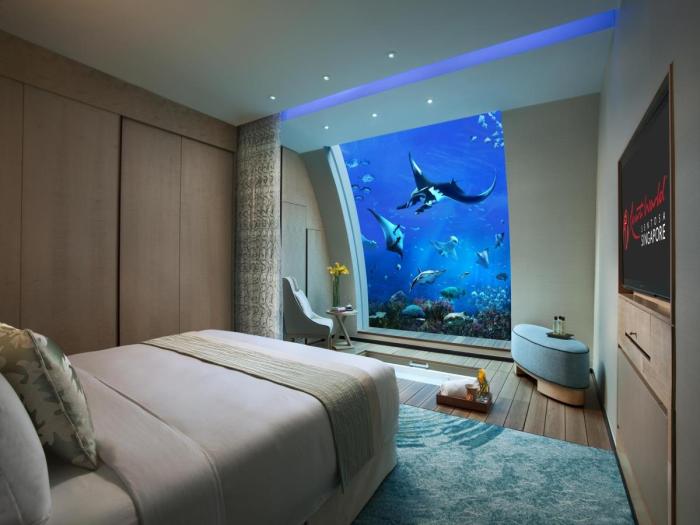 dormitor subacvatic Ocean Suites Singapore